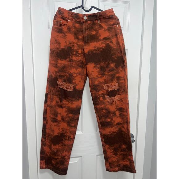 Tiger Mist Arabella High-Waisted Rust Jeans, Size XS - NWOT, Never Worn - Picture 3 of 15